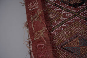Vintage Turkish Kilim Rug 5'3'' x 7'9''