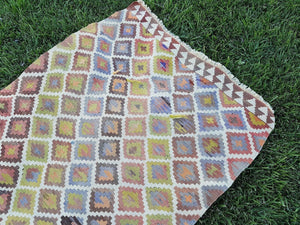 Vintage Turkish Runner Rug 3'3'' x 16'3''