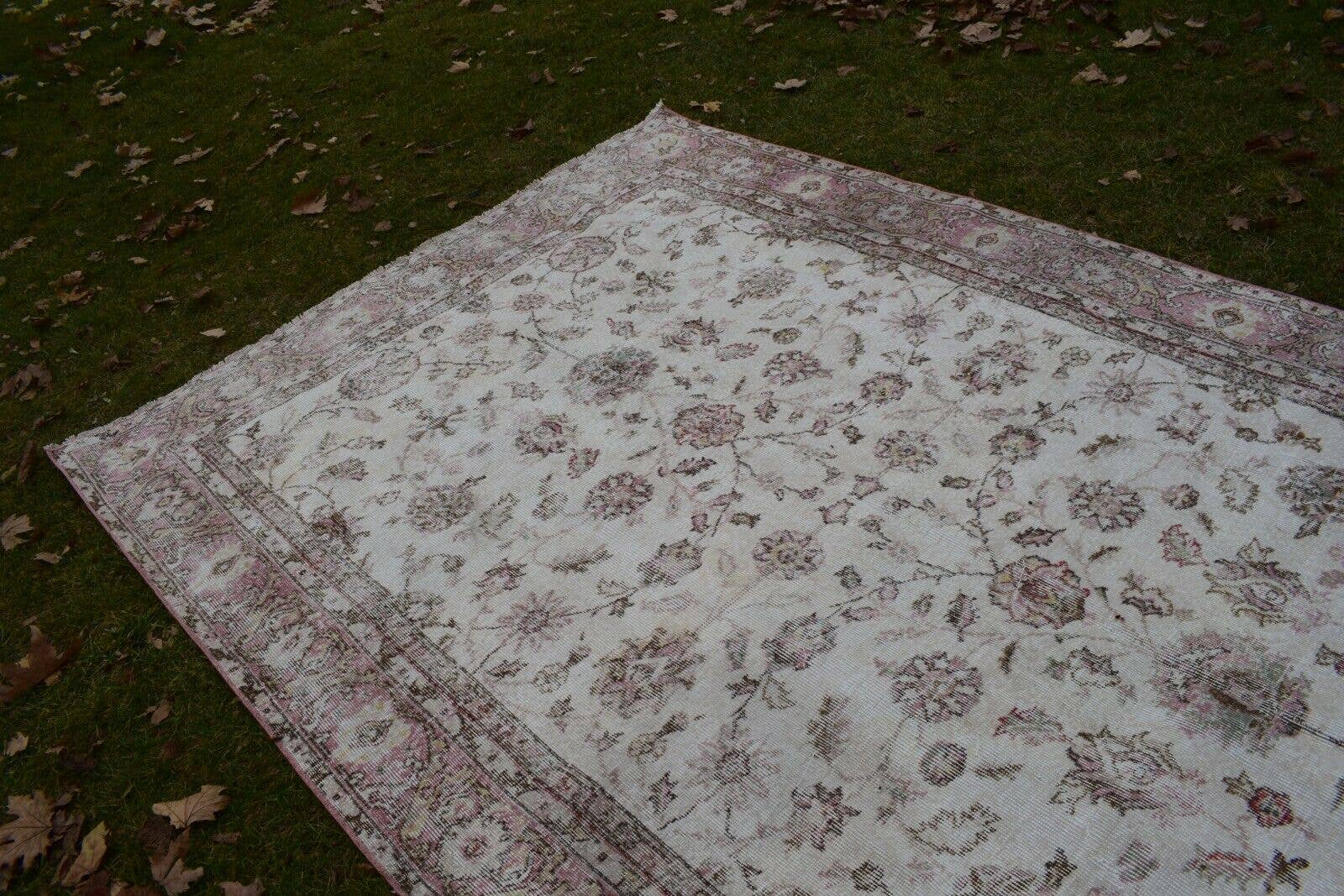 Vintage Oushak Rug 6'5'' x 10'