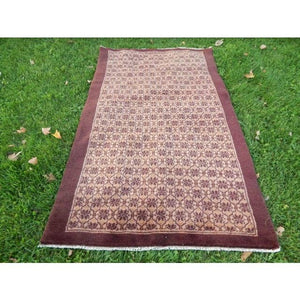 Vintage Turkish Tulu Rug 3'9'' x 6'2''