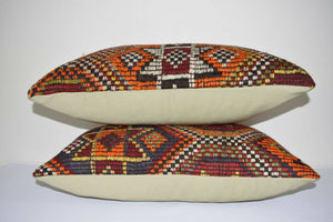 Kilim Pillow Cover Set of 2 | 16'' x 24''