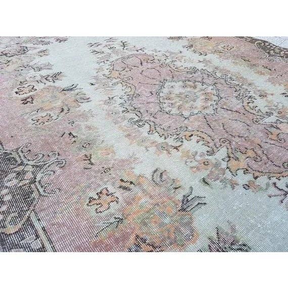 Vintage Oushak Rug 5'5'' x 8'10''