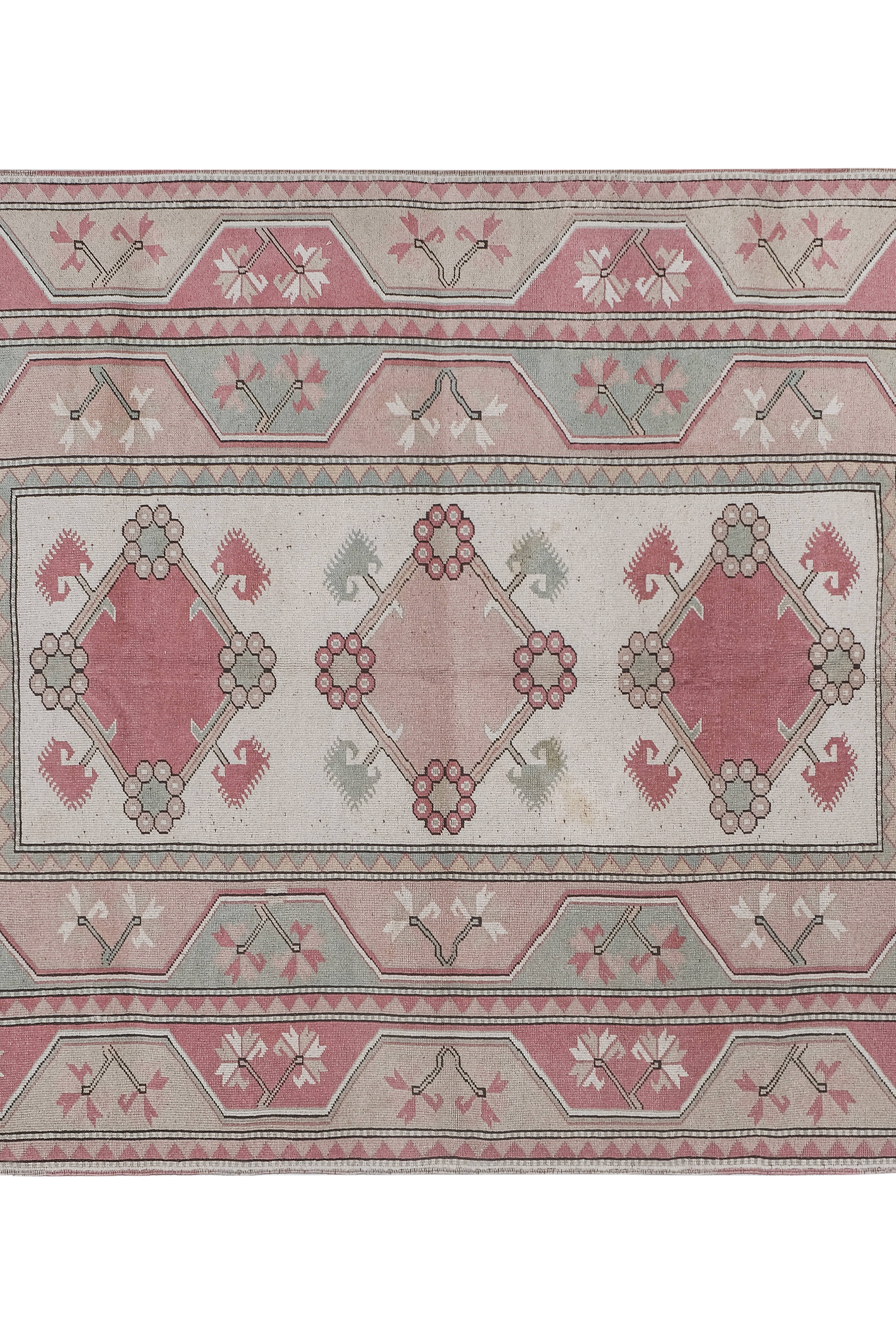 Vintage Turkish Rug 6'11'' x 10'