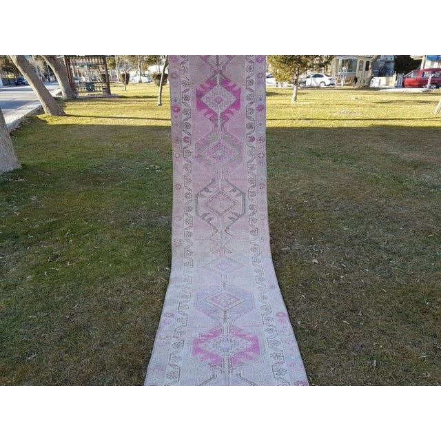 Vintage Oushak Runner 2'6'' x 13'5''