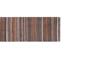 Vintage Turkish Kilim Runner 1'10'' x 11'2''