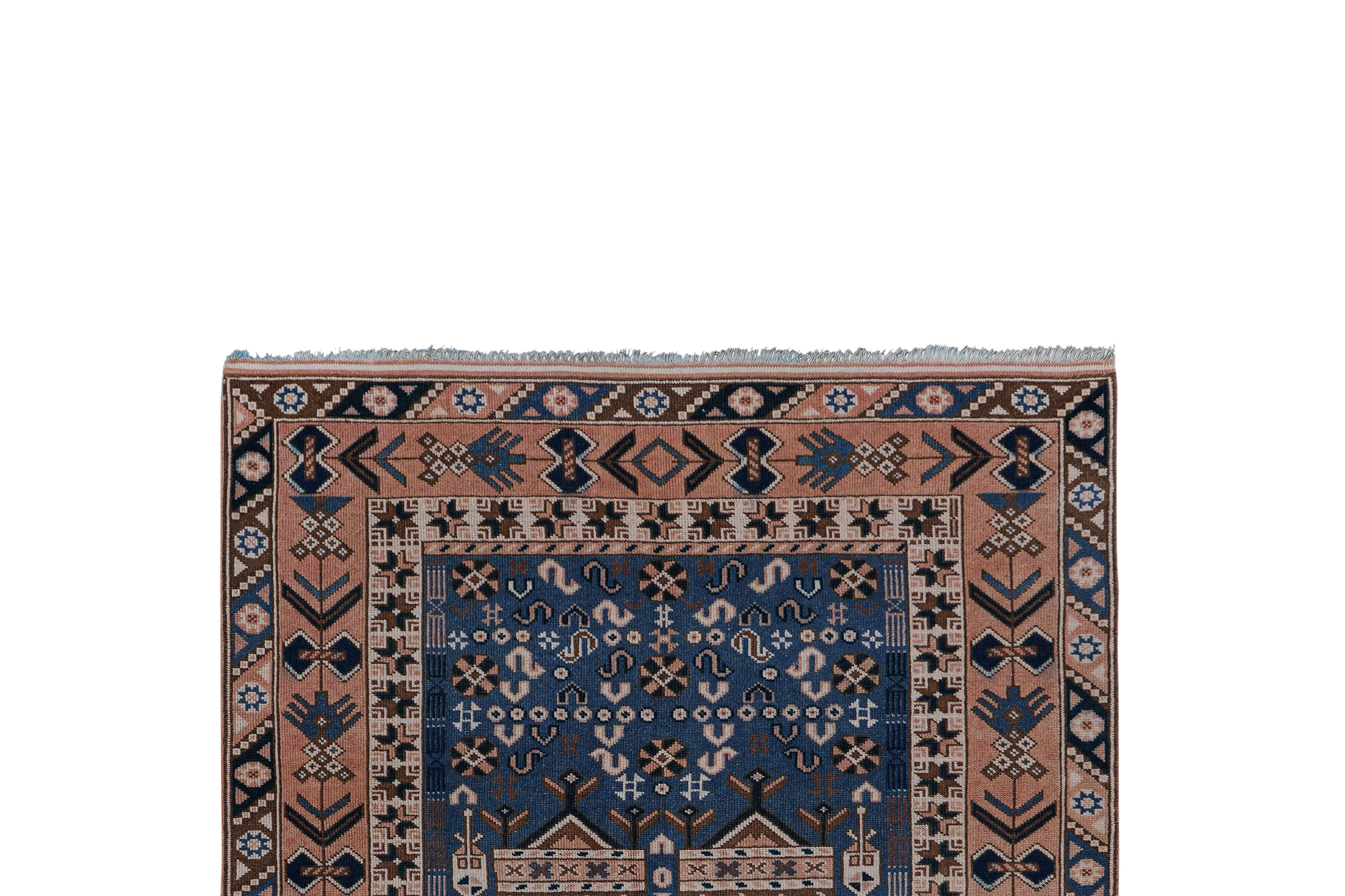 Vintage Oushak Rug 4'7'' x 8'1''