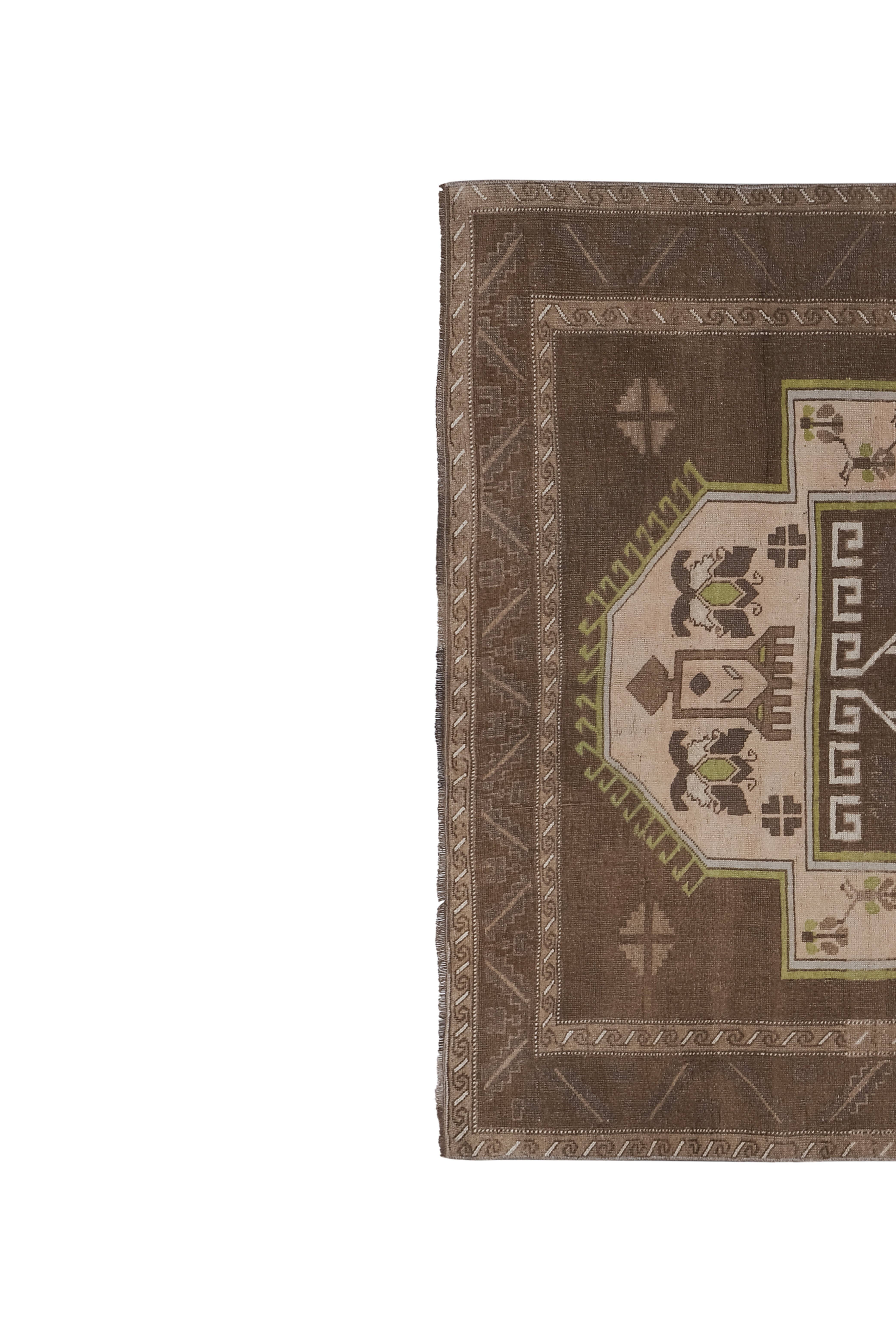 Vintage Turkish Kars Rug 5'10'' x 10'