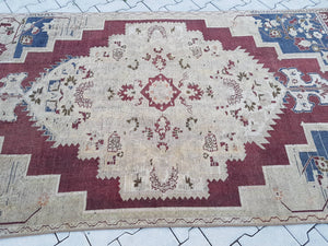 Vintage Turkish Anatolian Rug 4'7'' x 8'11''