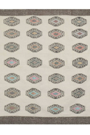 Vintage Turkish Konya Kilim Rug 5'4'' x 7'3''