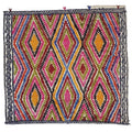 Vintage Turkish Kilim Rug 17'' x 18''