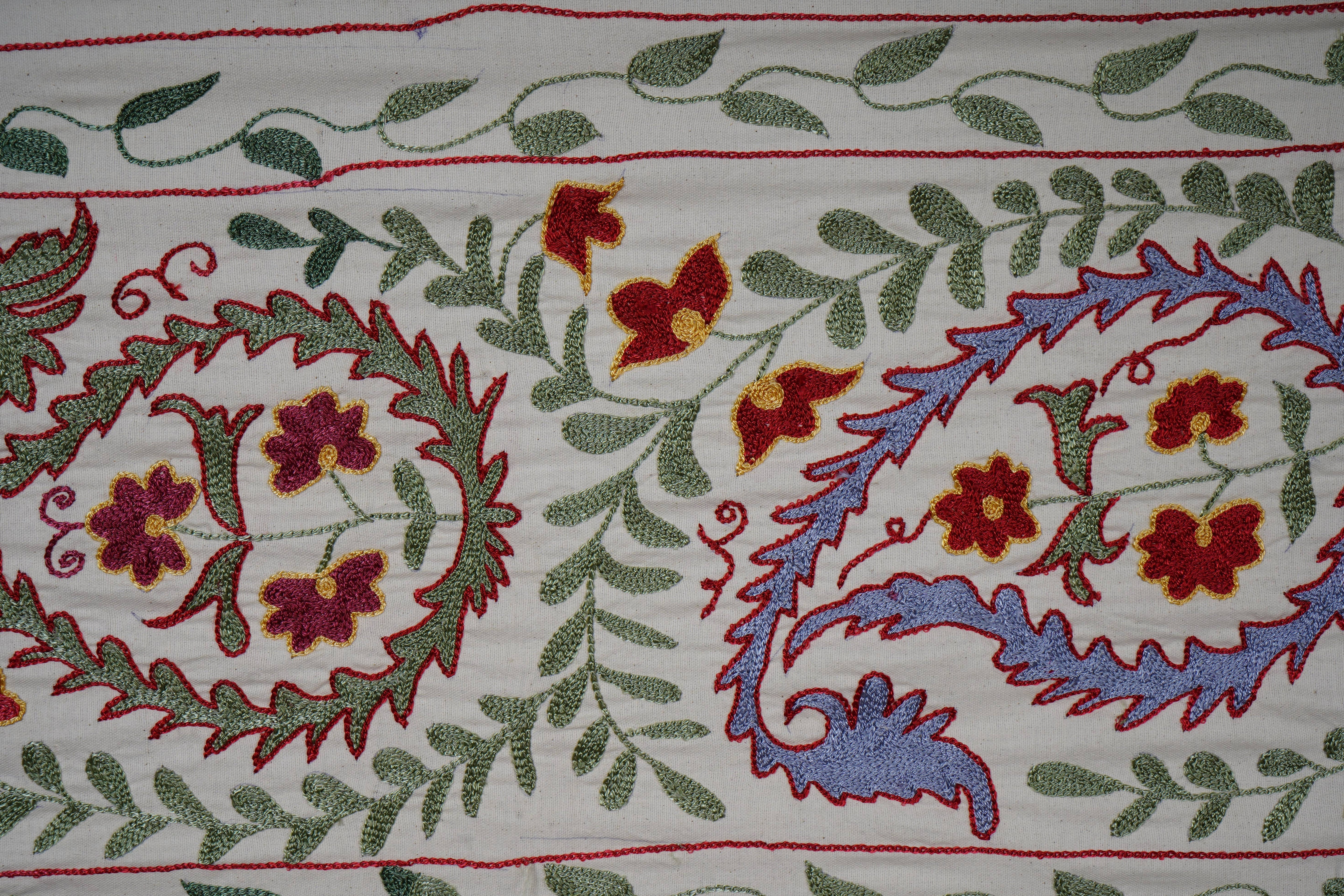 Suzani Wall Hanging & Bedspread | 1'6'' x 5'4''