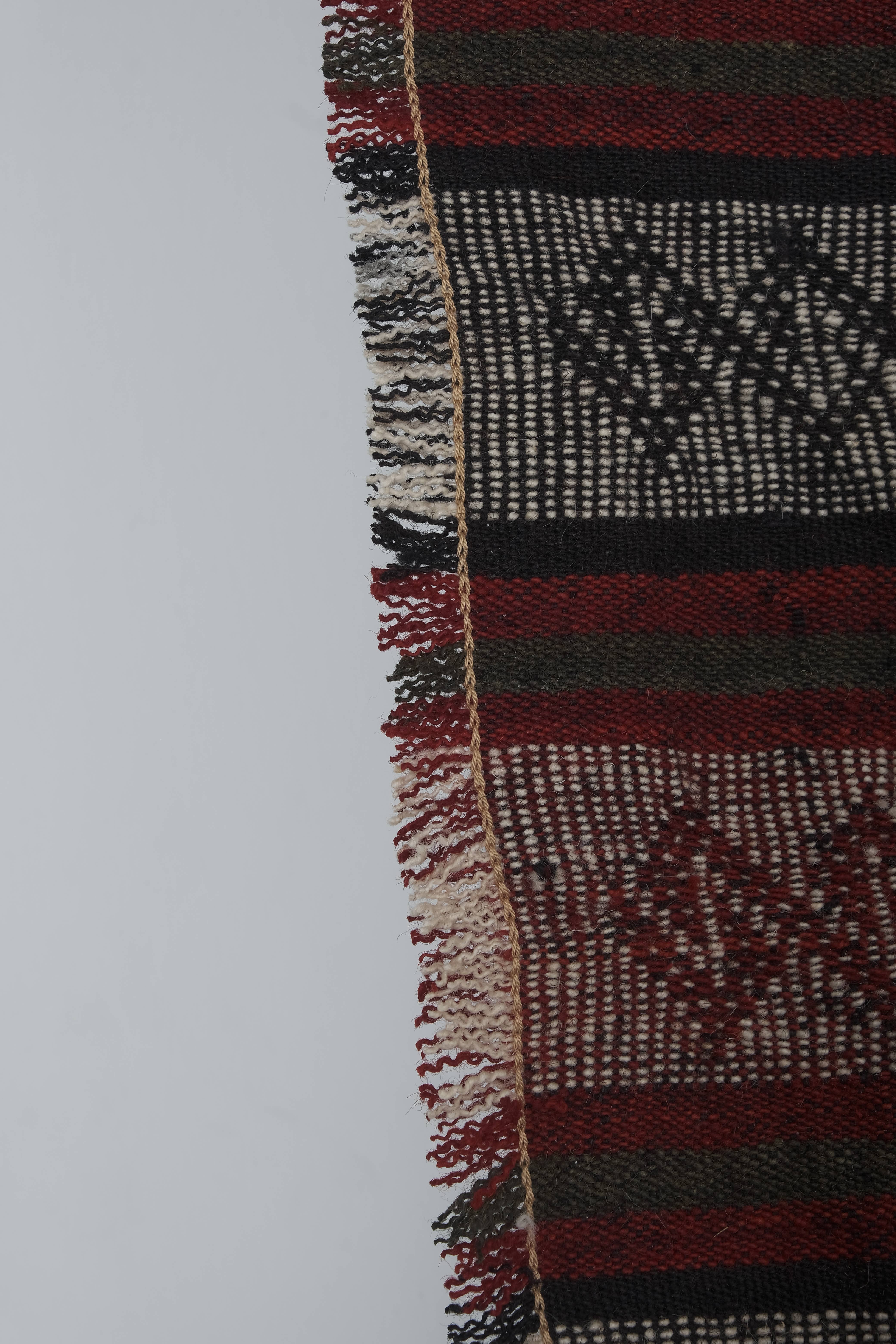 Vintage Turkish Kilim Rug 4'4'' x 13'