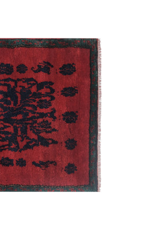 Vintage Turkish Shaggy Rug 41'' x 55''