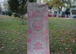Vintage Herki Runner Rug 2'7'' x 13'1''