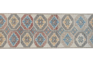 Vintage Turkish Anatolian Runner Rug 1'7'' x 8'4''