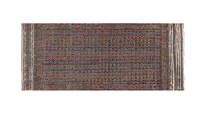 Vintage Turkish Anatolian Kilim Rug 4'6'' x 11'7''