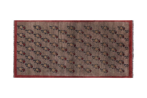 Vintage Turkish Tulu Rug 3'7'' x 6'11''