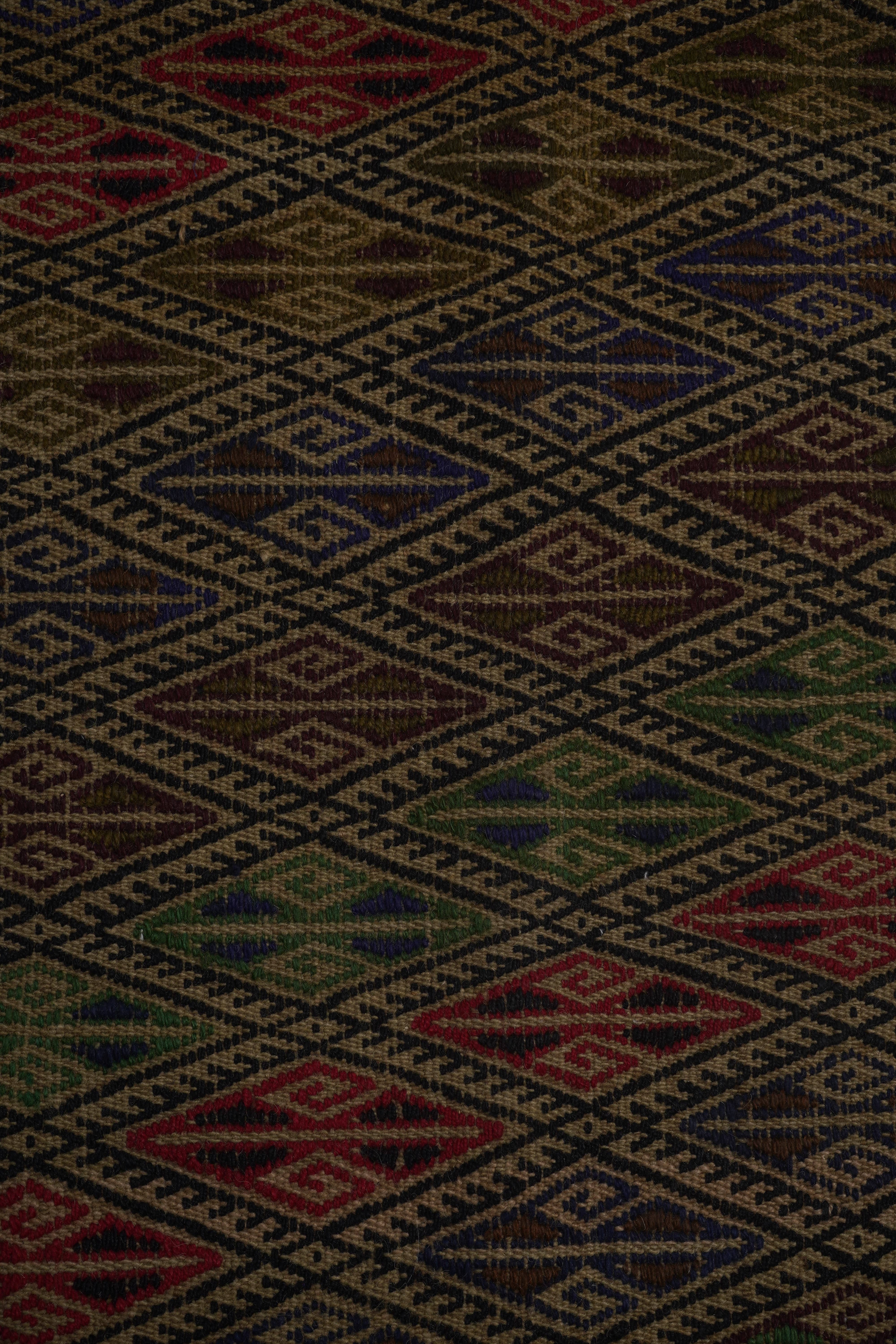 Vintage Turkish Kilim Rug 5'4'' x 7'1''
