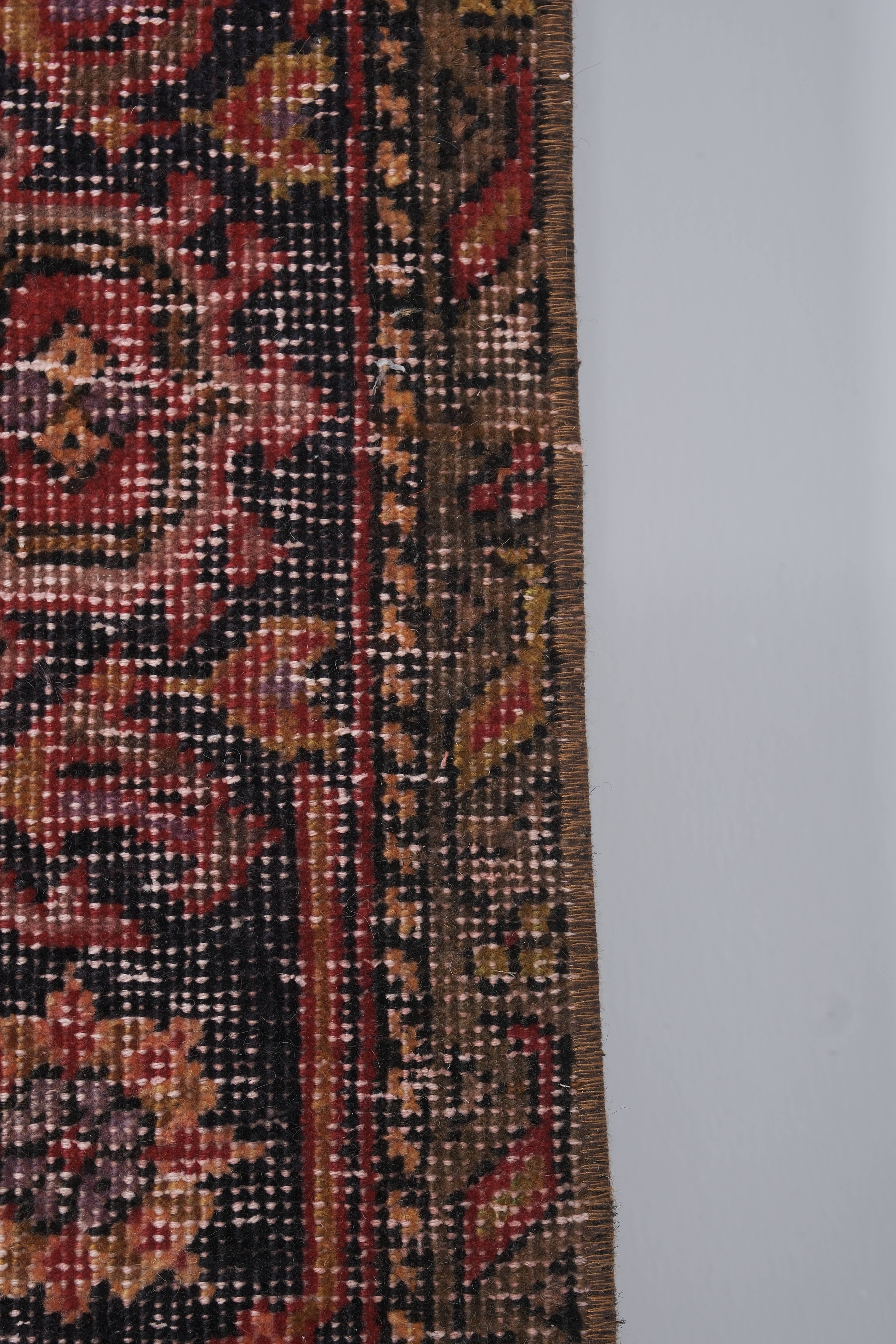 Vintage Turkish Runner Rug 2'1'' x 13'3''