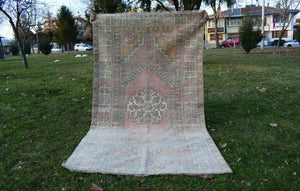 Vintage Oushak Rug 3'6'' x 6'3''