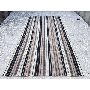 Vintage Turkish Kilim Rug 4'9'' x 9'3''