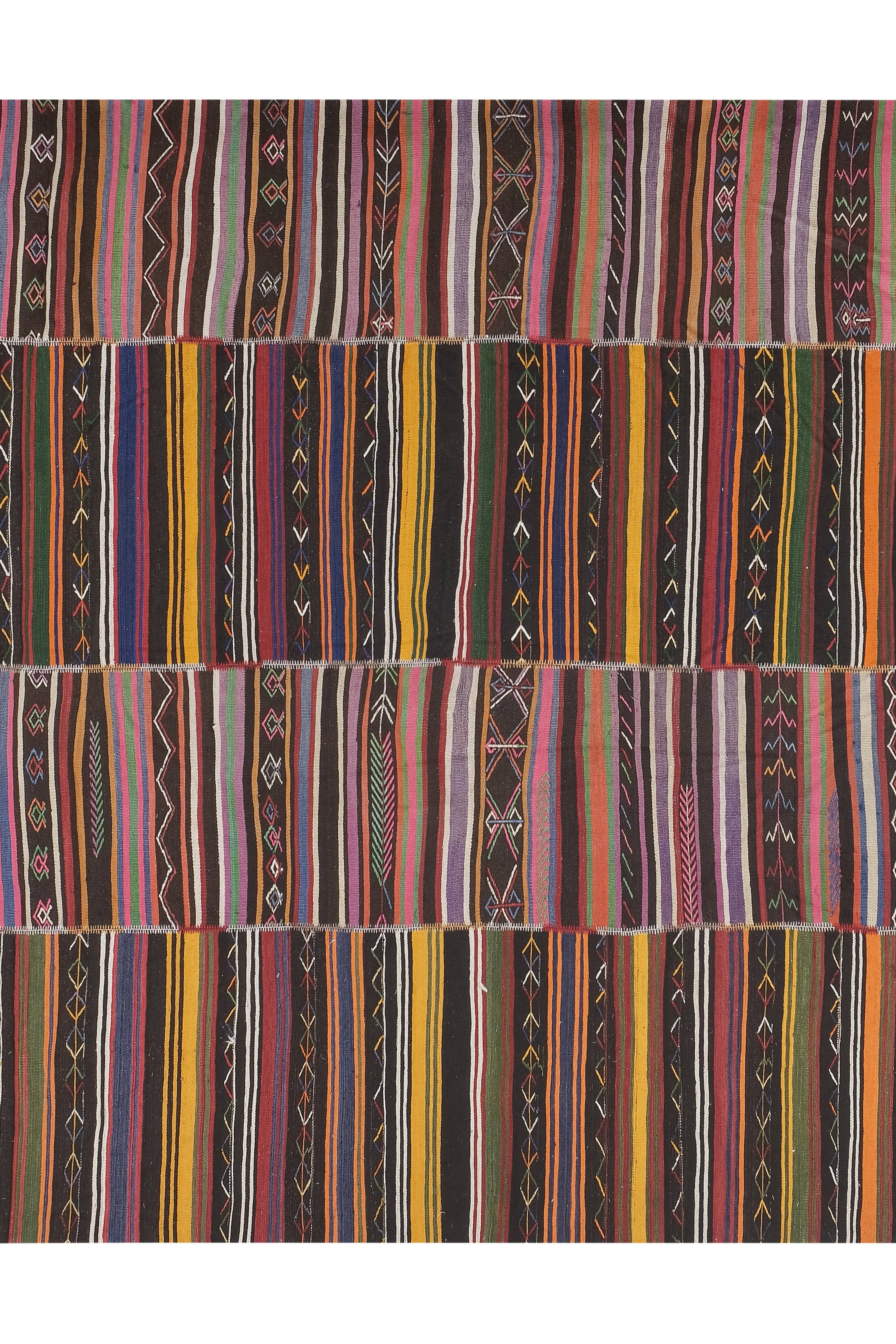 Vintage Turkish Kilim Rug 10' x 11'5''
