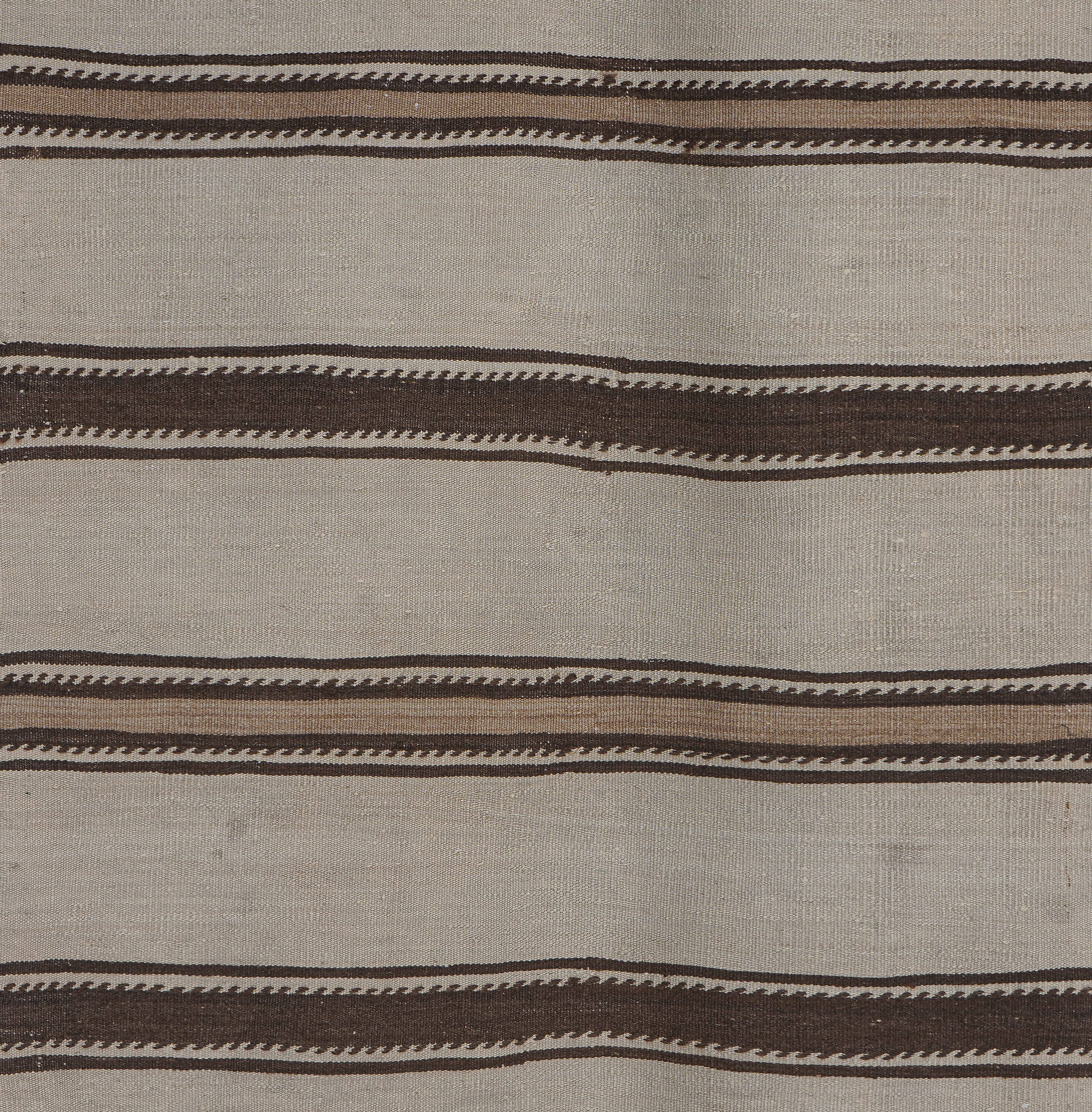 Vintage Turkish Kilim Runner 2'6'' x 9'4''