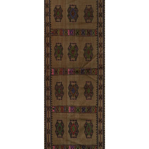 Vintage Turkish Aubusson Kilim Runner 1'9'' x 21'4''