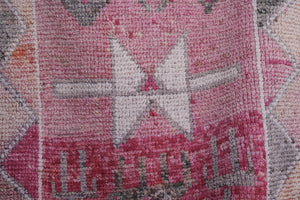 Vintage Turkish Runner Rug 2'8'' x 10'2''