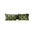 Silk Ikat Velvet Pillow Cover Set of 3 | 16'' x 51''