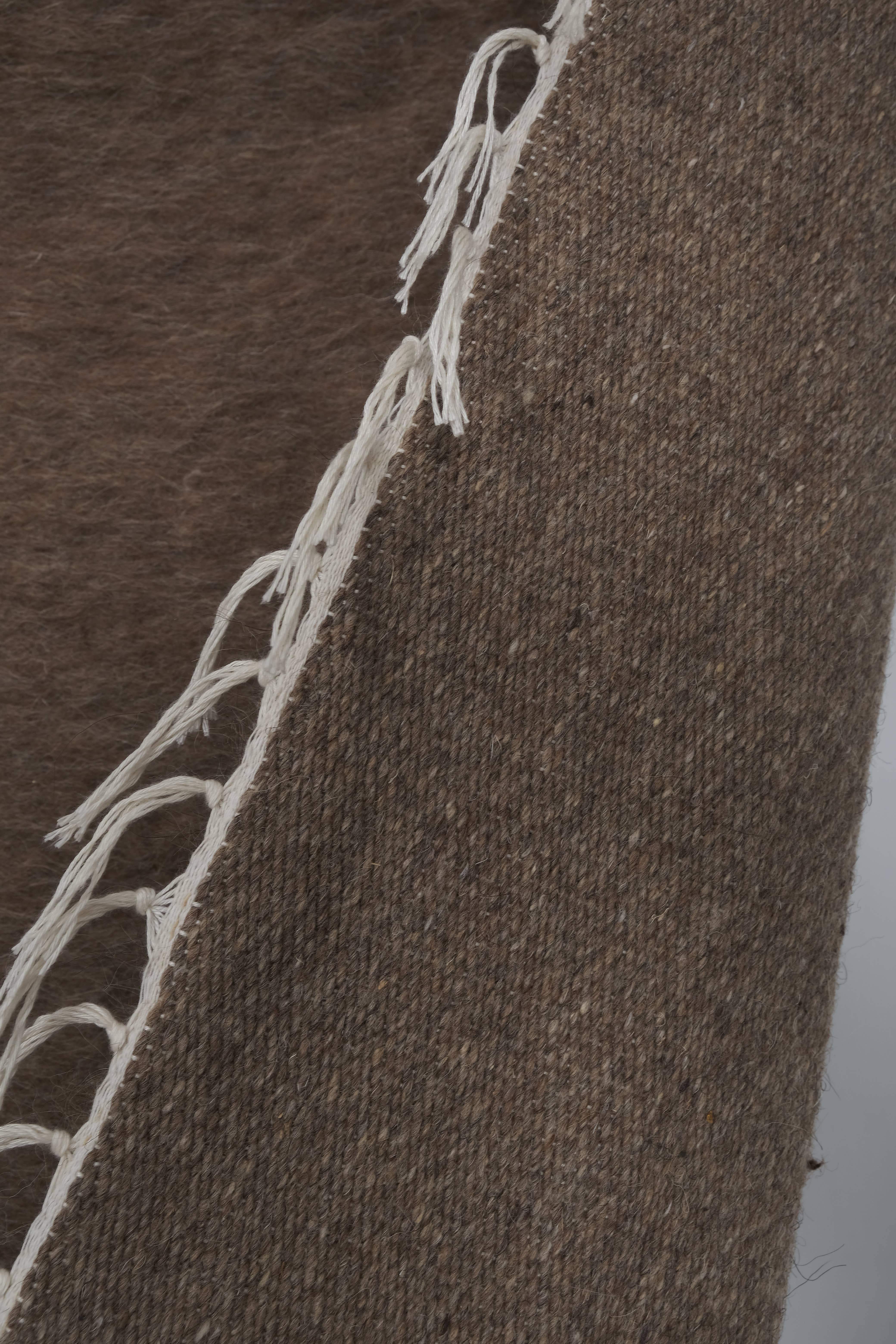 Handwoven Siirt Wool Blanket 5'5'' x 7'1''