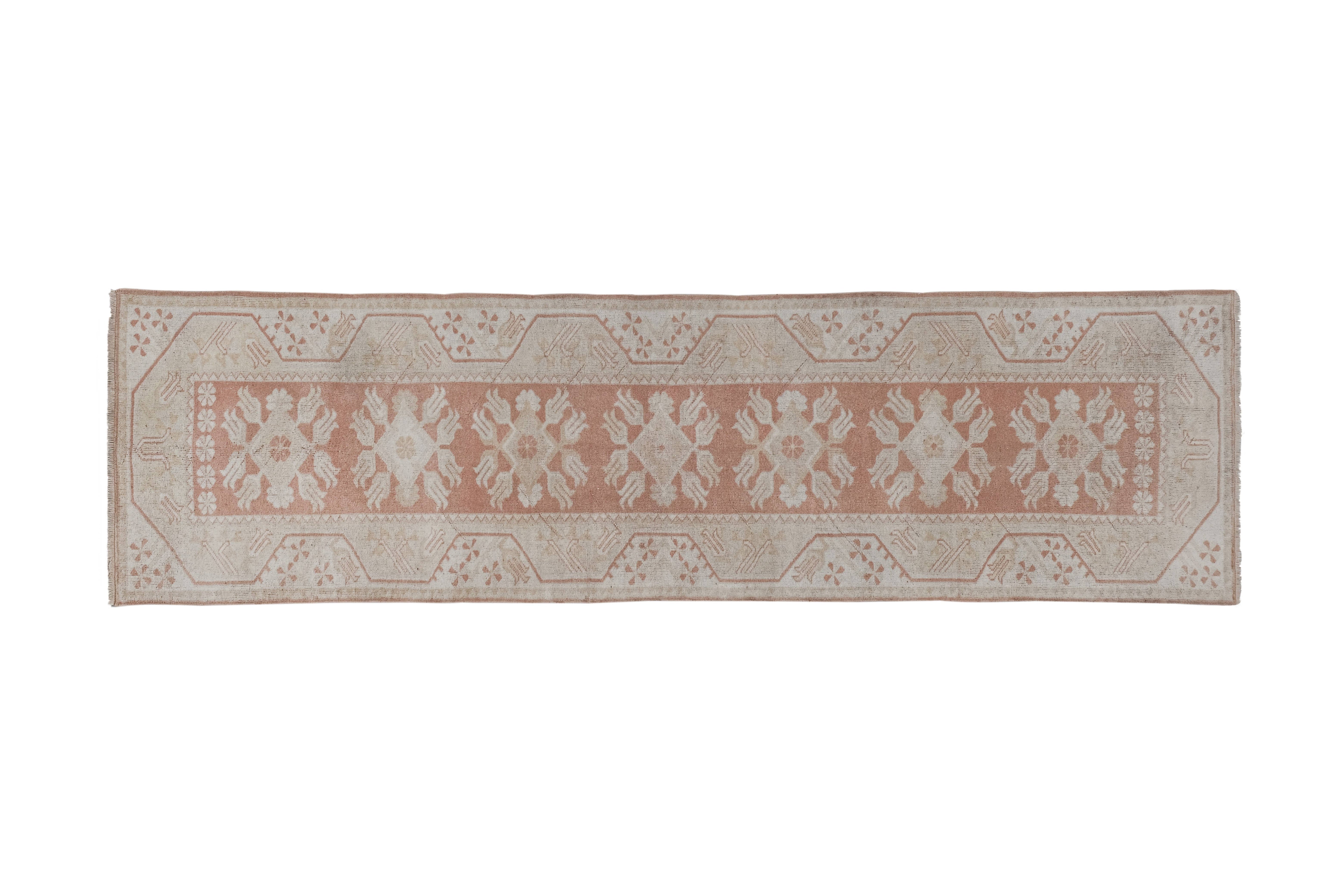 Vintage Oushak Runner 2'7'' x 9'2''