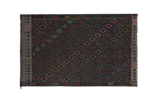 Vintage Turkish Kilim Rug 3'9'' x 6'2''