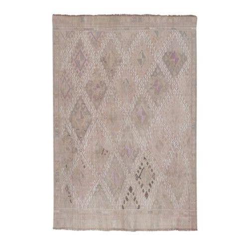 Vintage Turkish Kilim Rug 5'2'' x 7'3''
