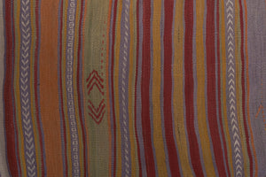 Vintage Turkish Kilim Runner 2'2'' x 17'2''