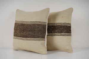 Kilim Pillow Cover Set of 2 | 16'' x 16''