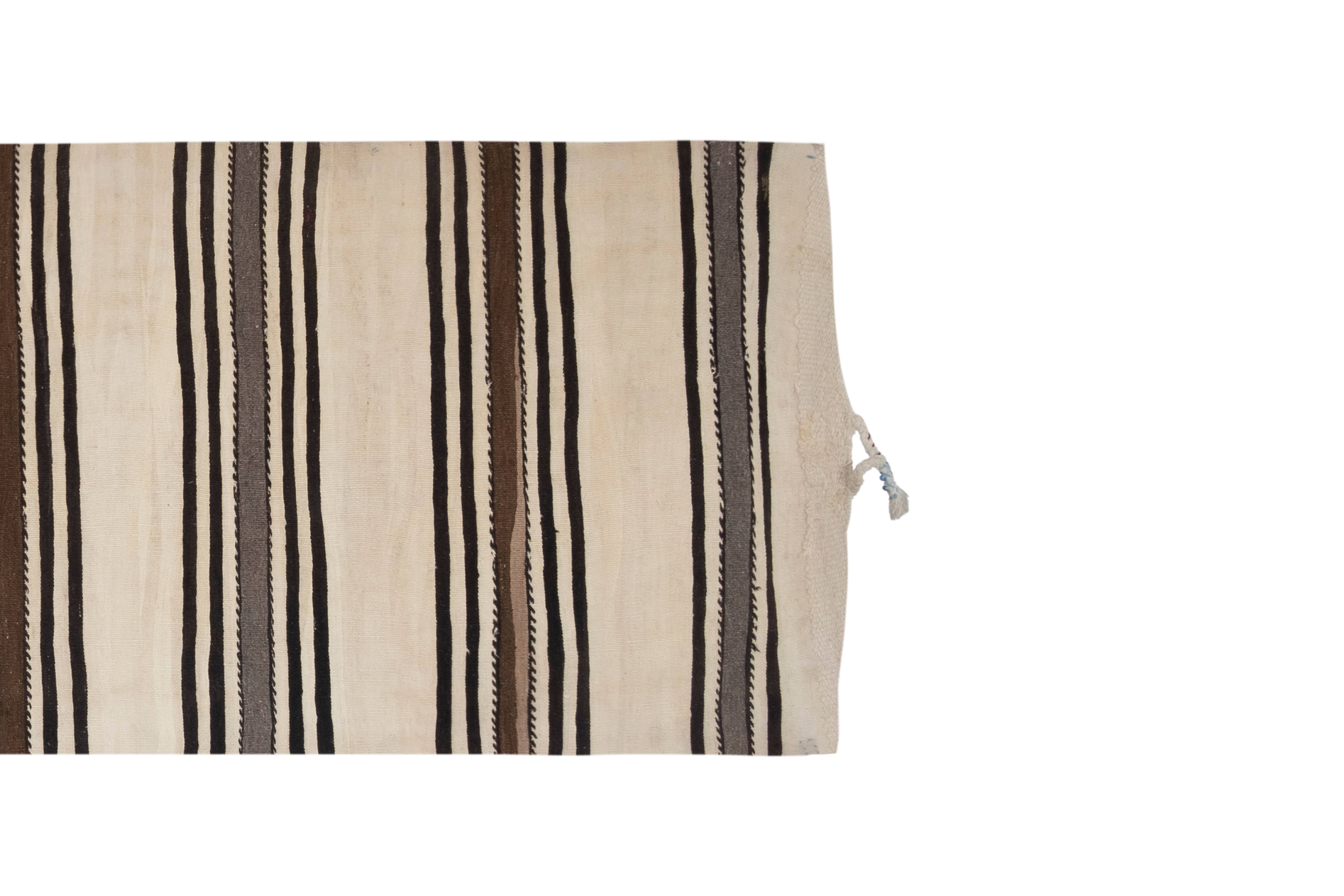 Vintage Turkish Kilim Runner 3'10'' x 14'11''