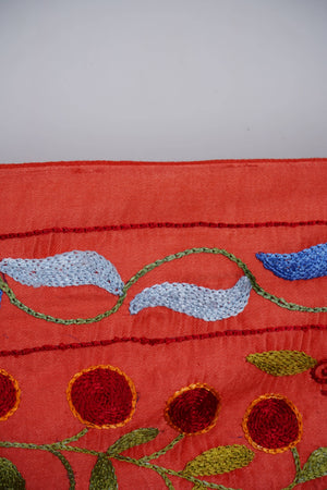 Peacock Silk Suzani Wall Hanging & Bedspread | 3'4'' x 6'1''