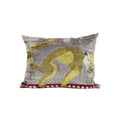 Silk Ikat Velvet Pillow Cover | 17'' x 22''