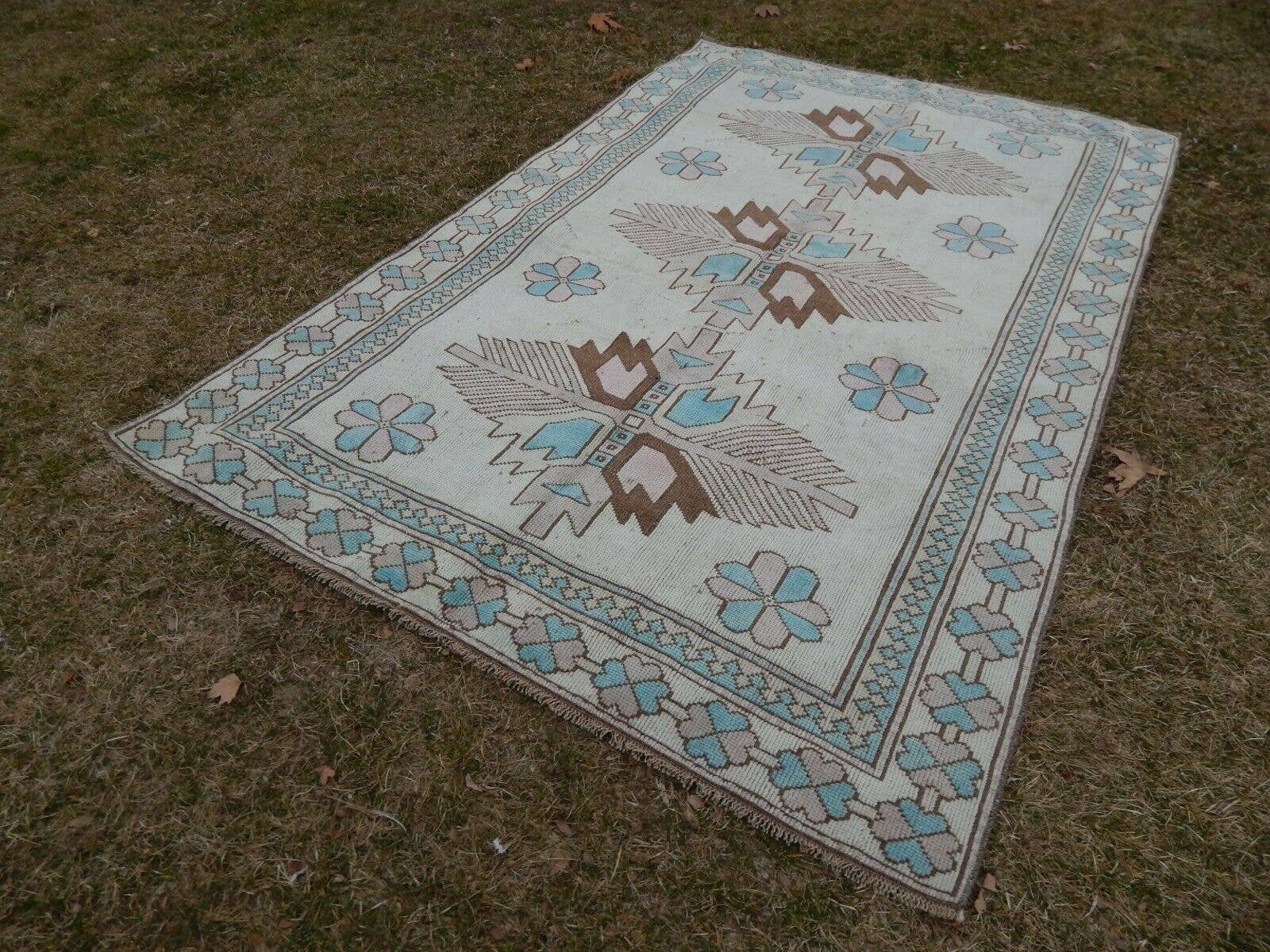 Vintage Oushak Runner 4'11'' x 7'10''