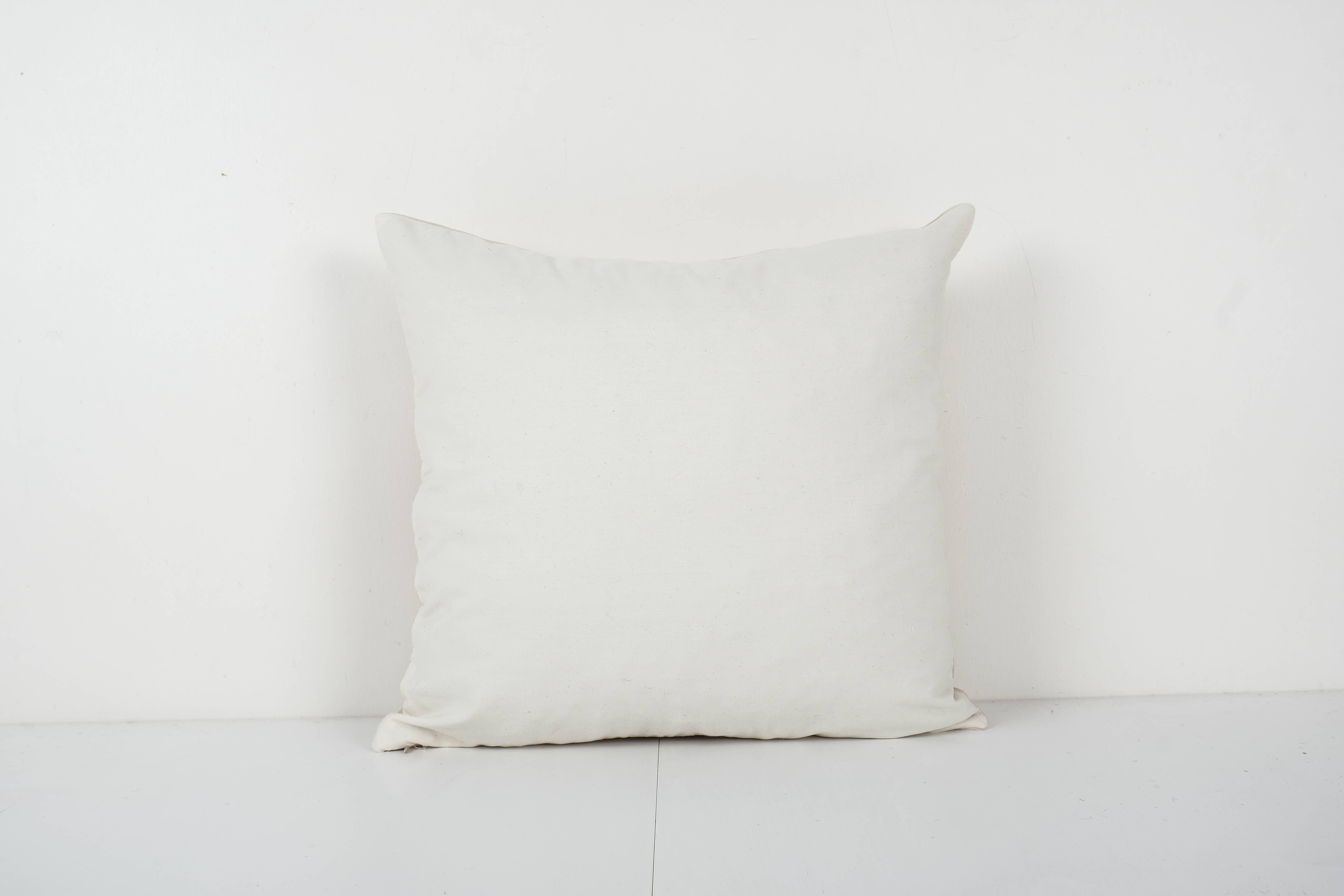 Fish Silk Suzani Pillow Cover | 19'' x 19''