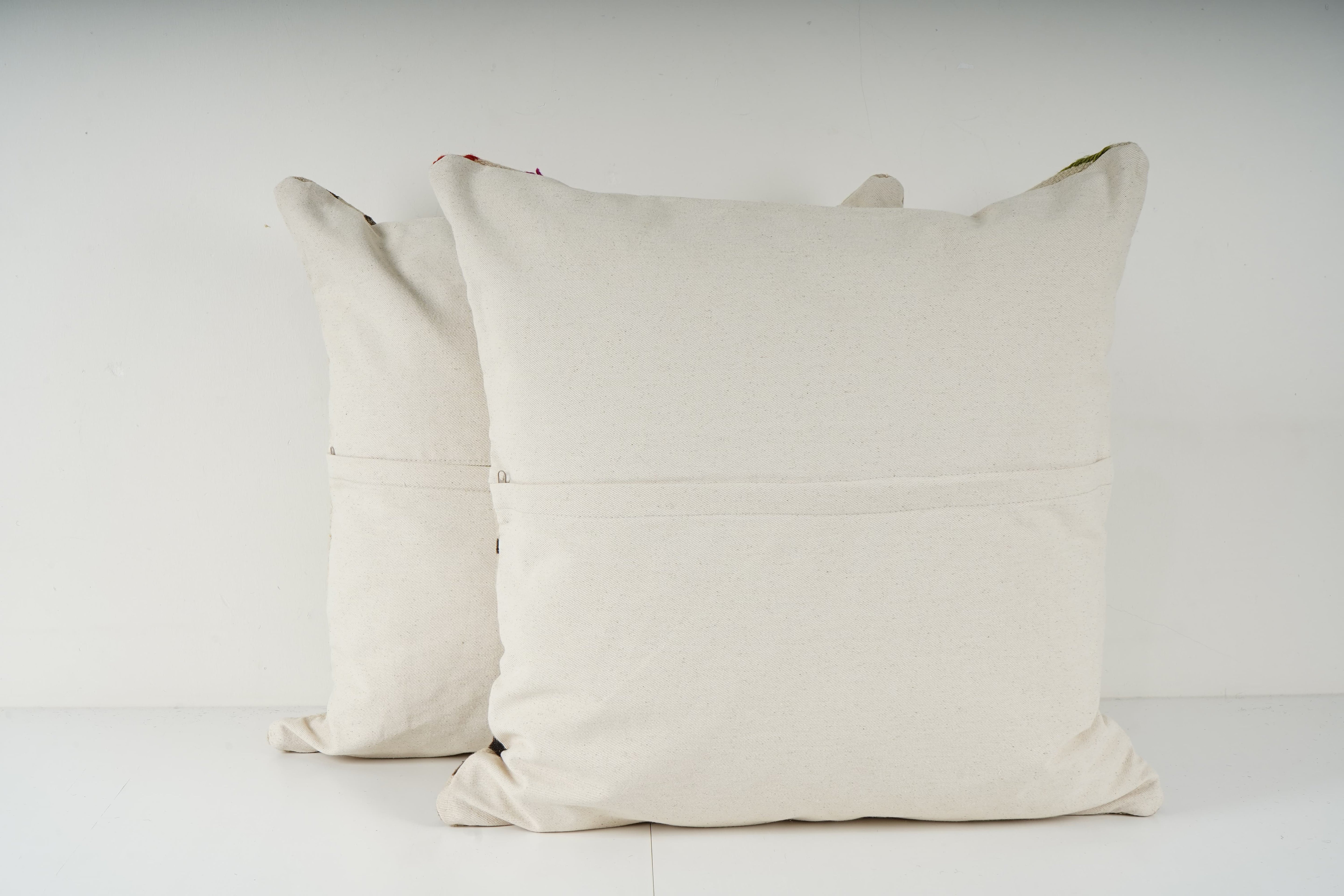 Kilim Pillow Cover Set of 2 | 24'' x 24''
