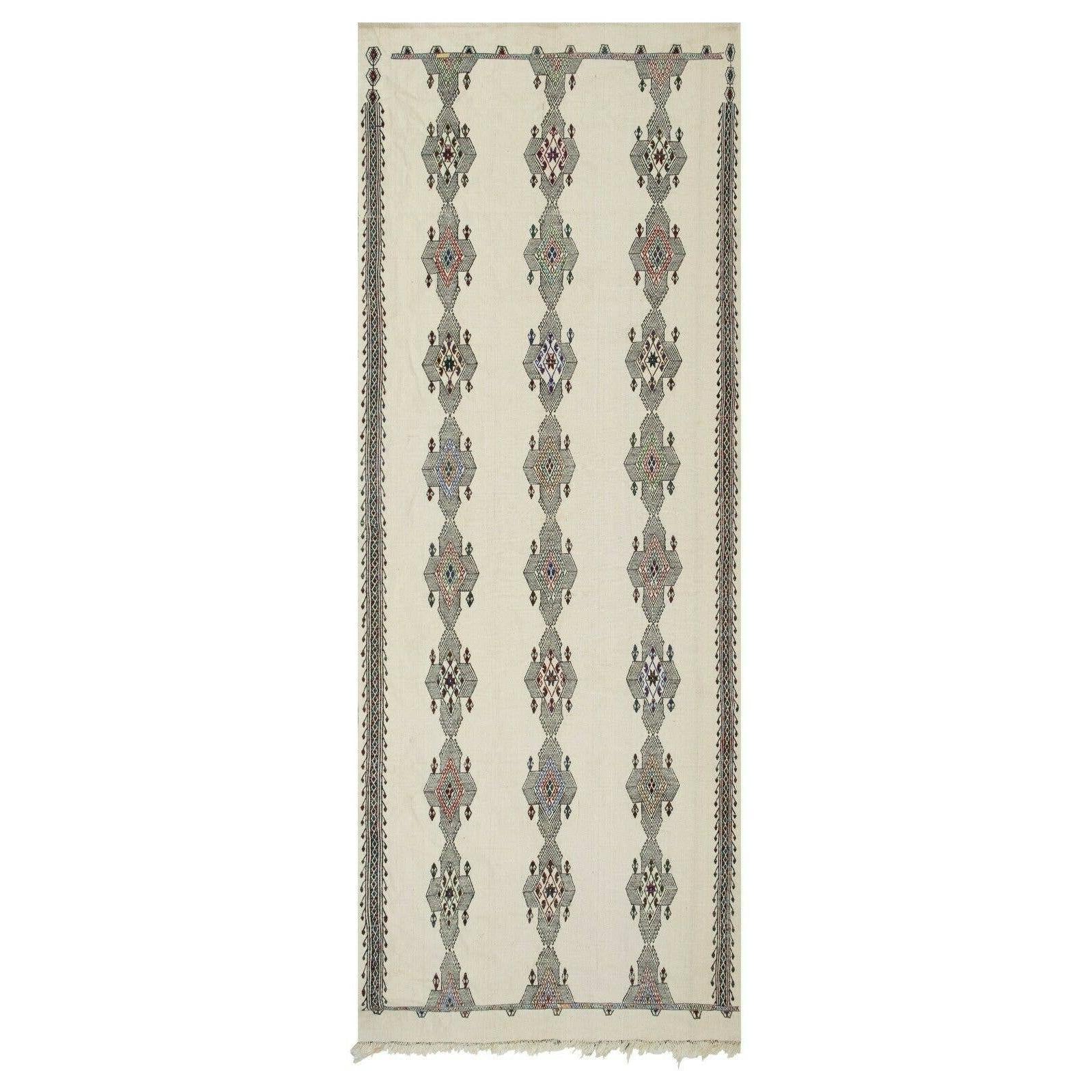 Vintage Turkish Jajim Runner 4'9'' x 12'8''