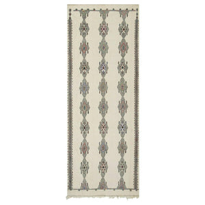 Vintage Turkish Jajim Runner 4'9'' x 12'8''