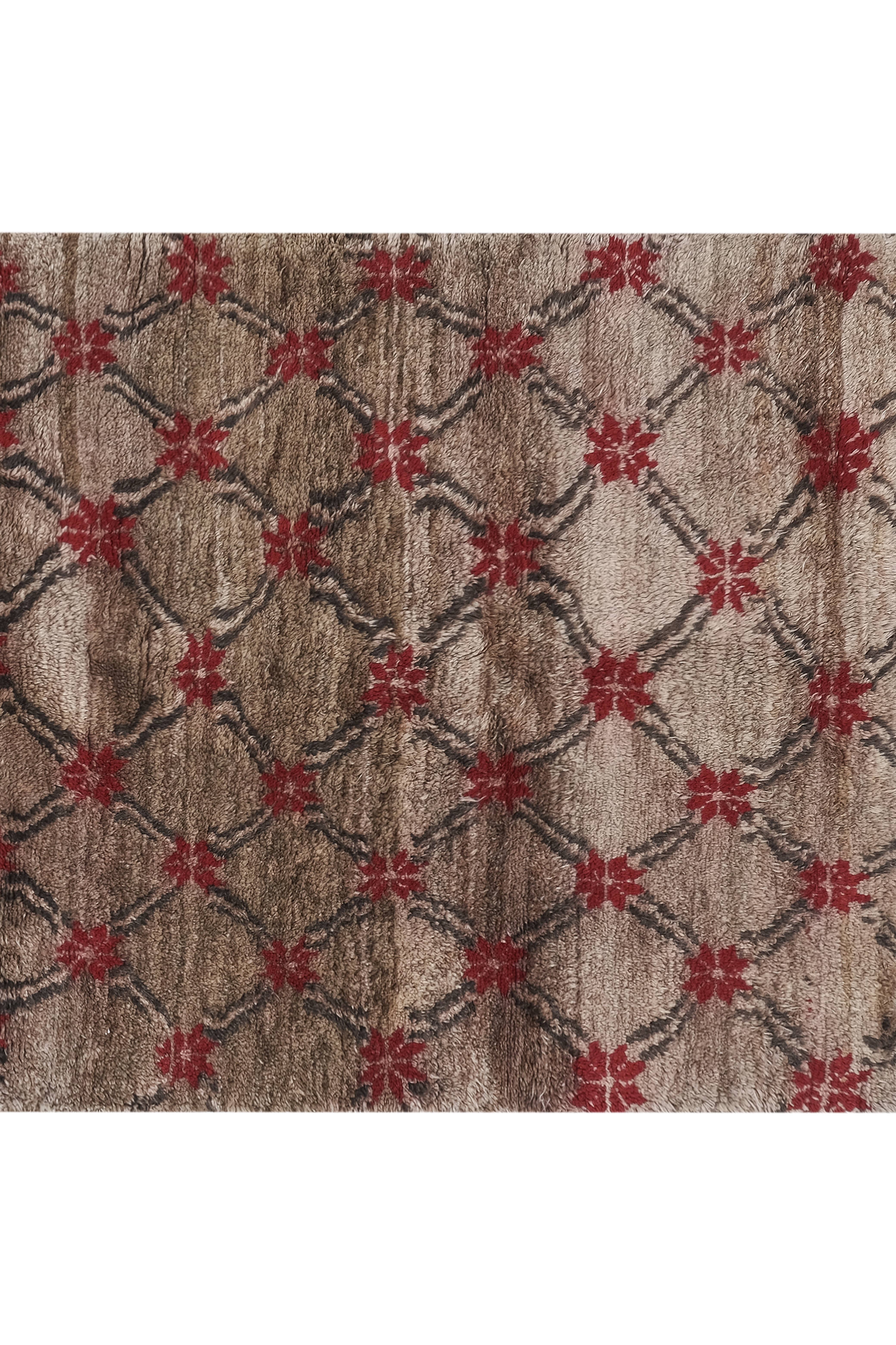 Vintage Turkish Tulu Rug 4'2'' x 7'1''