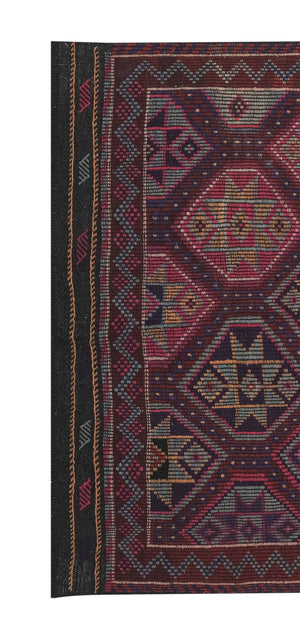 Vintage Turkish Kilim Rug 5'9'' x 8'3''