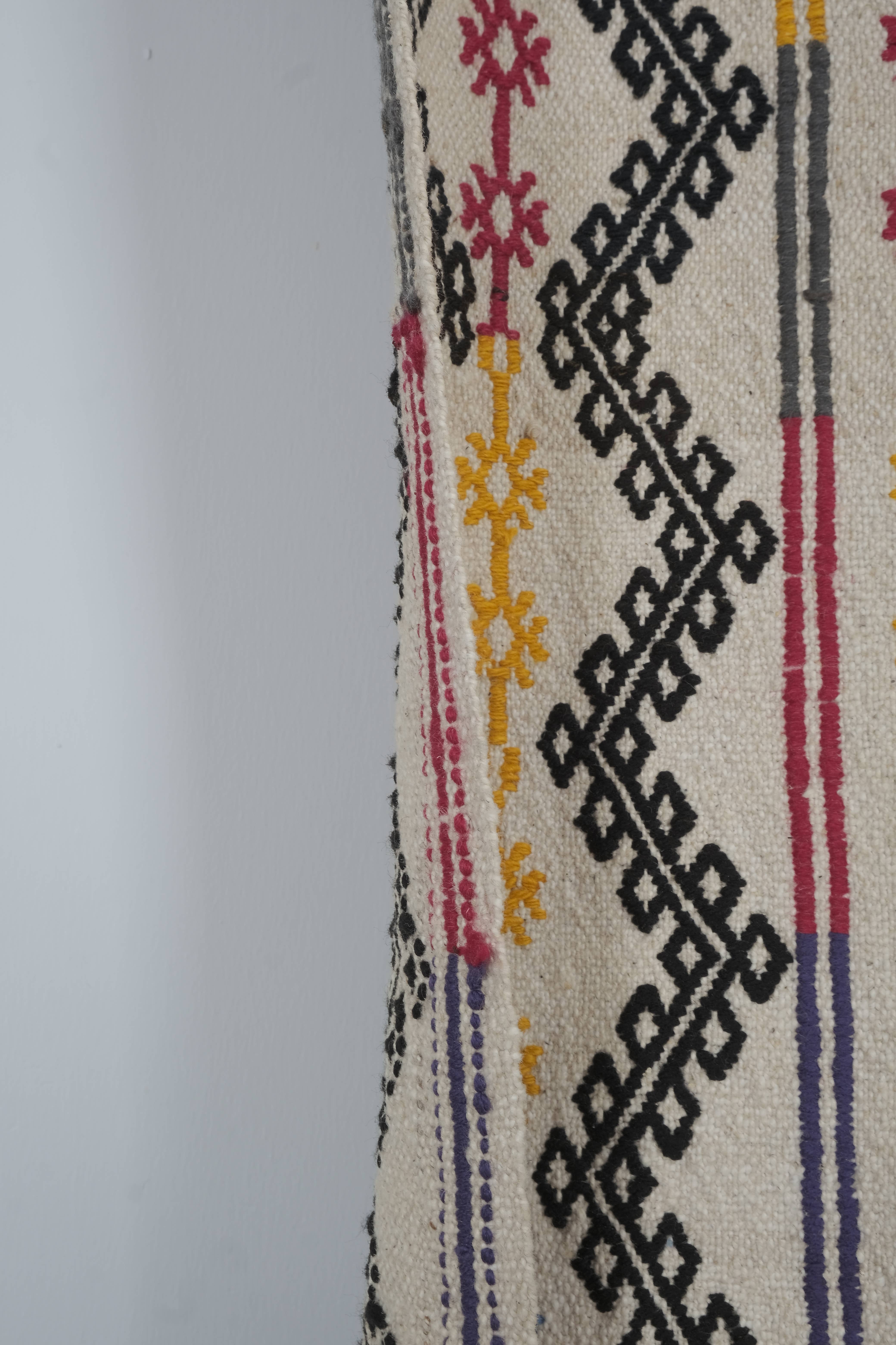 Vintage Turkish Kilim Runner 2'8'' x 16'6''