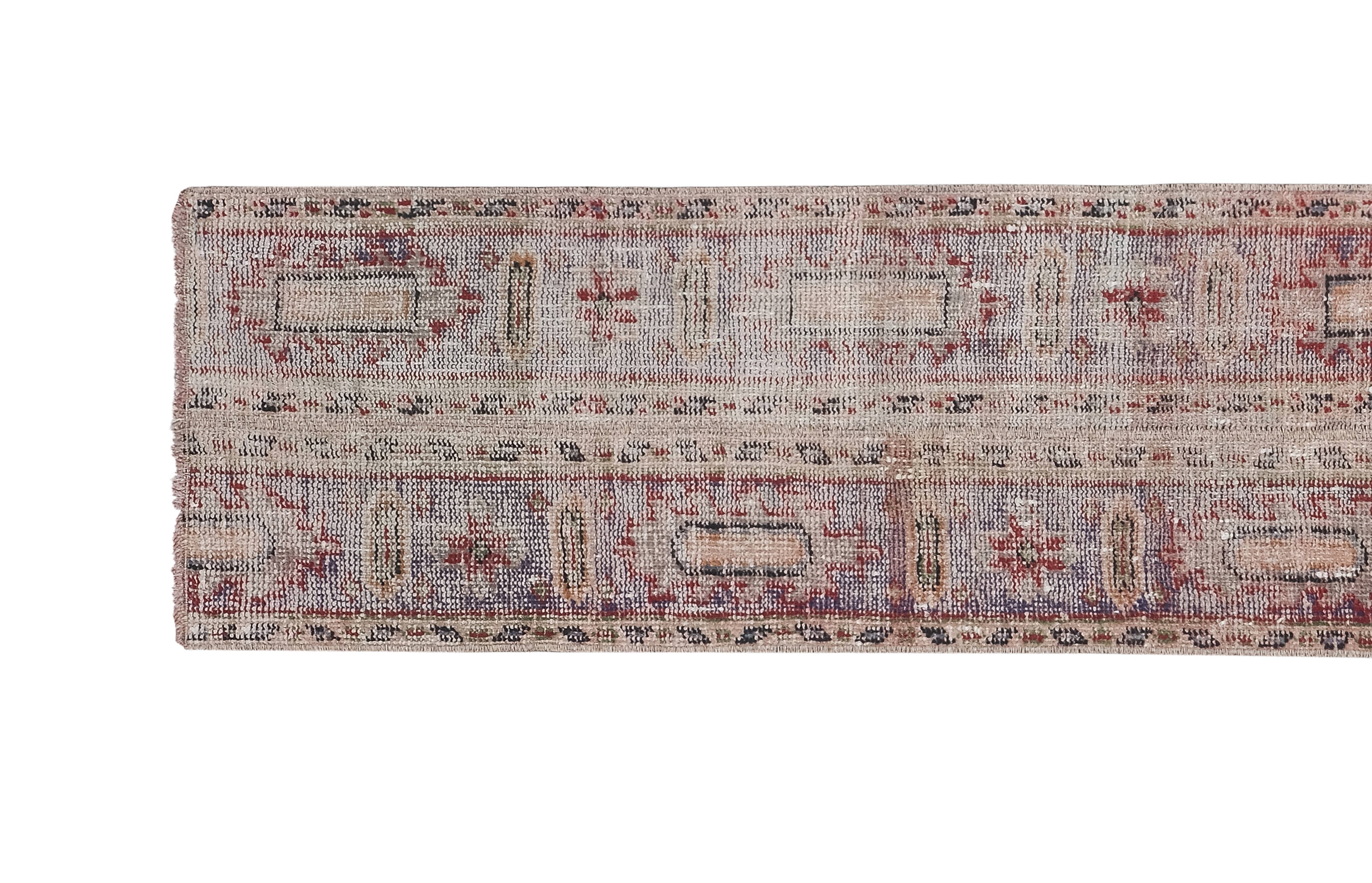 Vintage Turkish Runner Rug 1'8'' x 7'2''