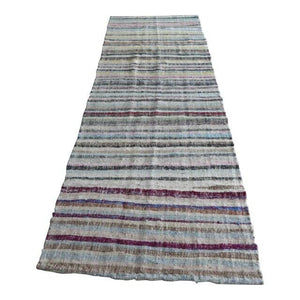 Vintage Turkish Kilim Rug 3'10'' x 10'9''