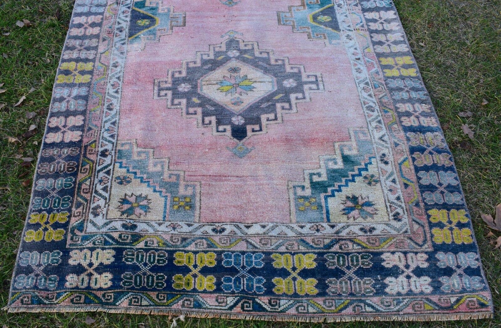 Vintage Caucasian Runner Rug 4'5'' x 10'10''